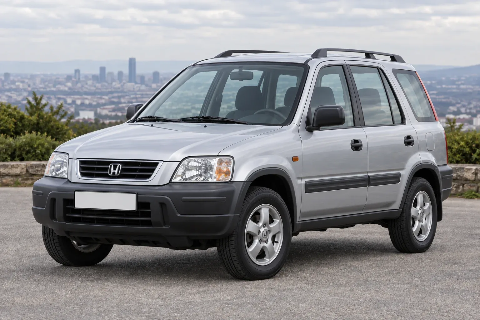 Honda CR-V 1 — сгенерированная иллюстрация модели при дневном освещении
