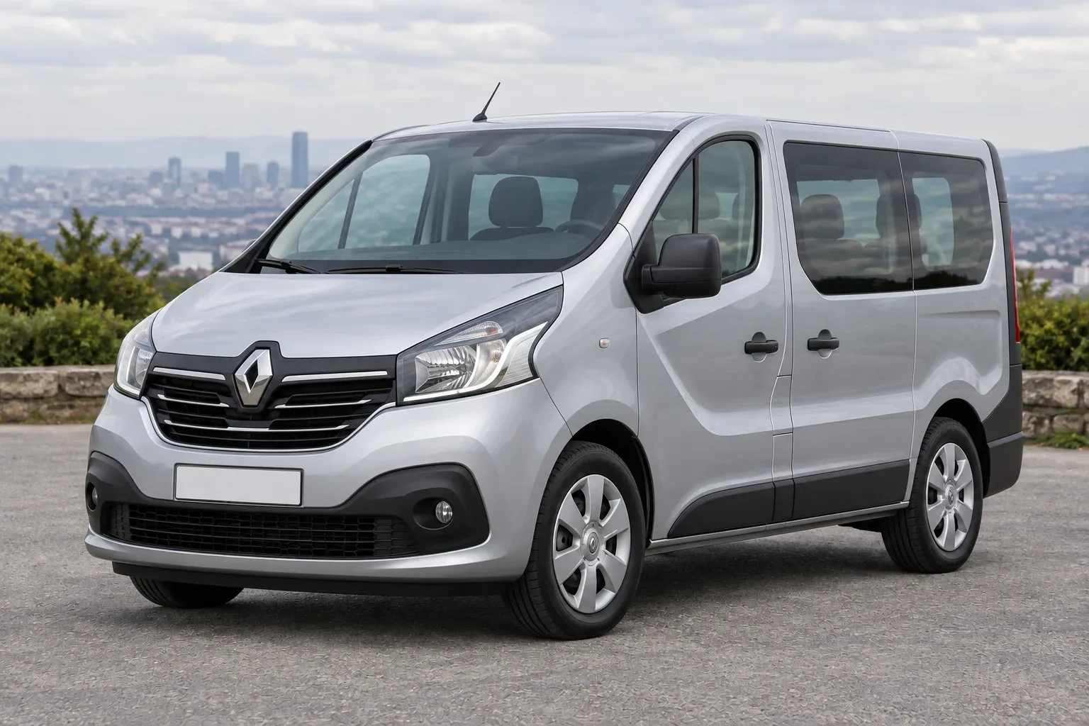 Renault Trafic 3 / Х82 — сгенерированная иллюстрация модели при дневном освещении