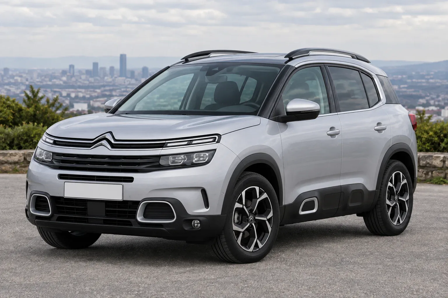 Citroën C5 Aircross — сгенерированная иллюстрация модели при дневном освещении
