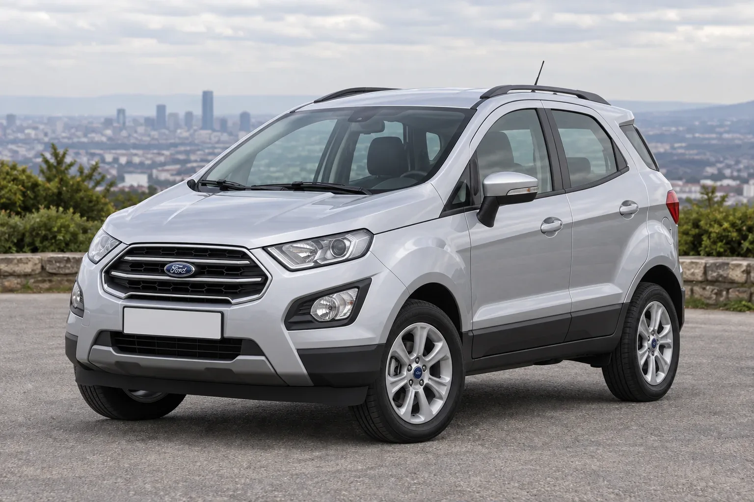 Ford Ecosport 2 — сгенерированная иллюстрация модели при дневном освещении
