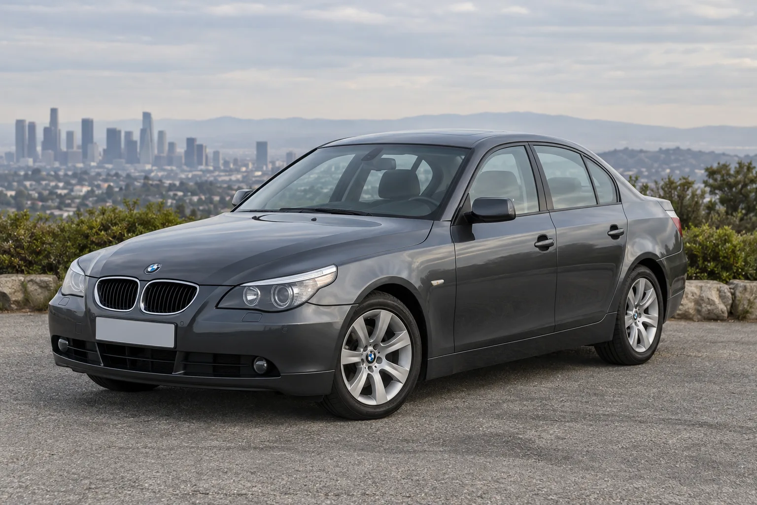 BMW 5 серии E60 — сгенерированная иллюстрация модели